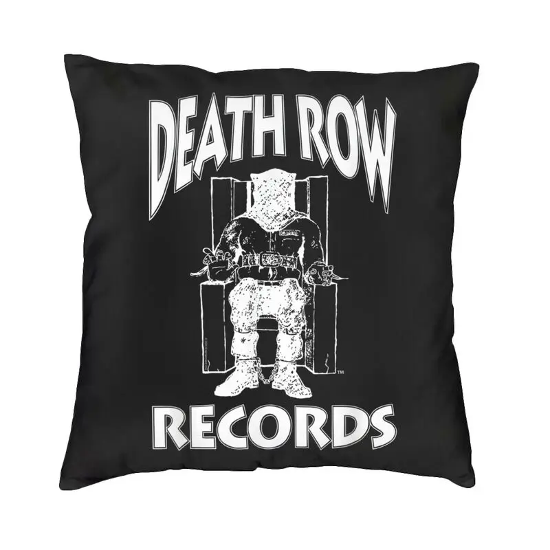 

Nordic Style Death Row Records Logo Throw Pillow Case Home Decor Custom Square Cushion Cover 45x45cm Pillowcover for Sofa