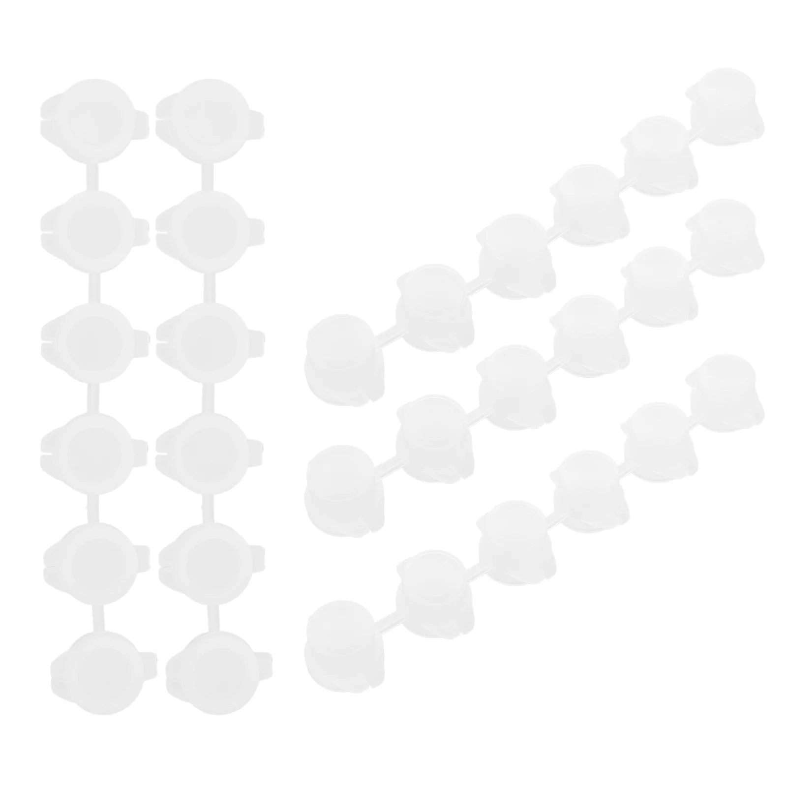 

Hole Watercolor Container Pigment Empty Box Empty Paint Cups Plastic Paint Containers Paint Pots Strips Classrooms Paint Cups