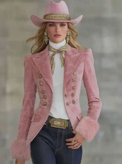 Women Turn Down Collared Jacket | Slim Fit Streetwear 2026
