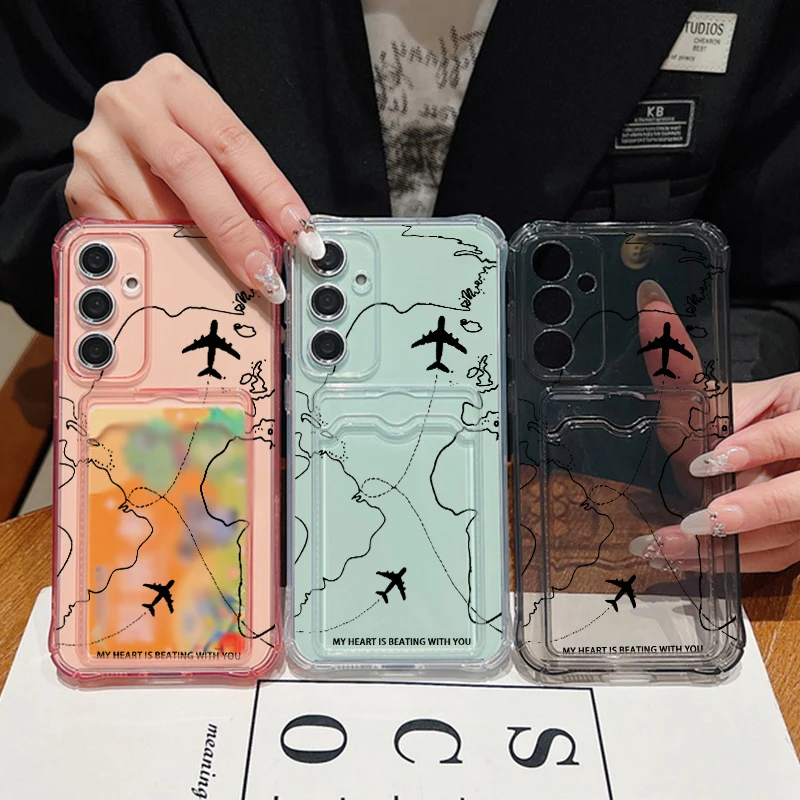 Airplane Line Card Holder Case