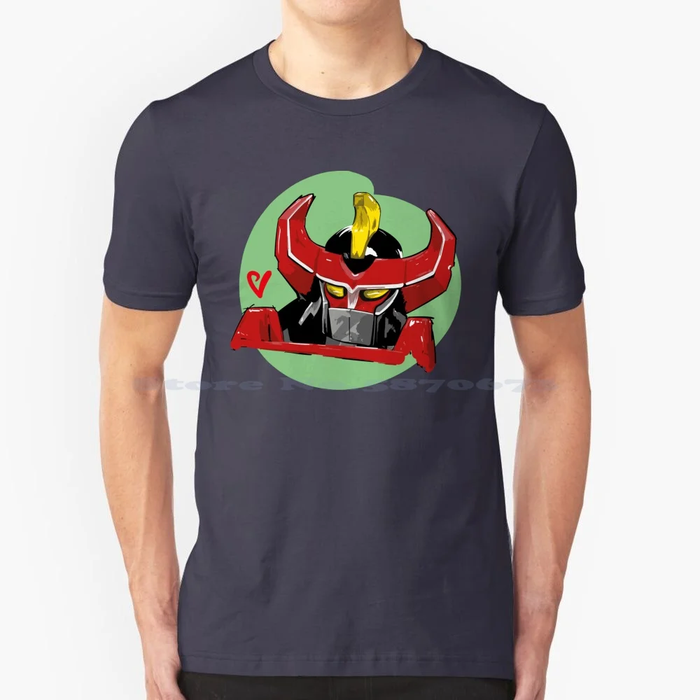 Maglietta Megazord Artwork 100% Cotone Tee Megazord Zyuranger Dino Daizyuzin