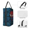 Custom Kawaii Spider Man Hanging Upside Down Makeup Bag for Women Travel Cosmetic Organizer Cute Spiderman Storage Toiletry Bags 3