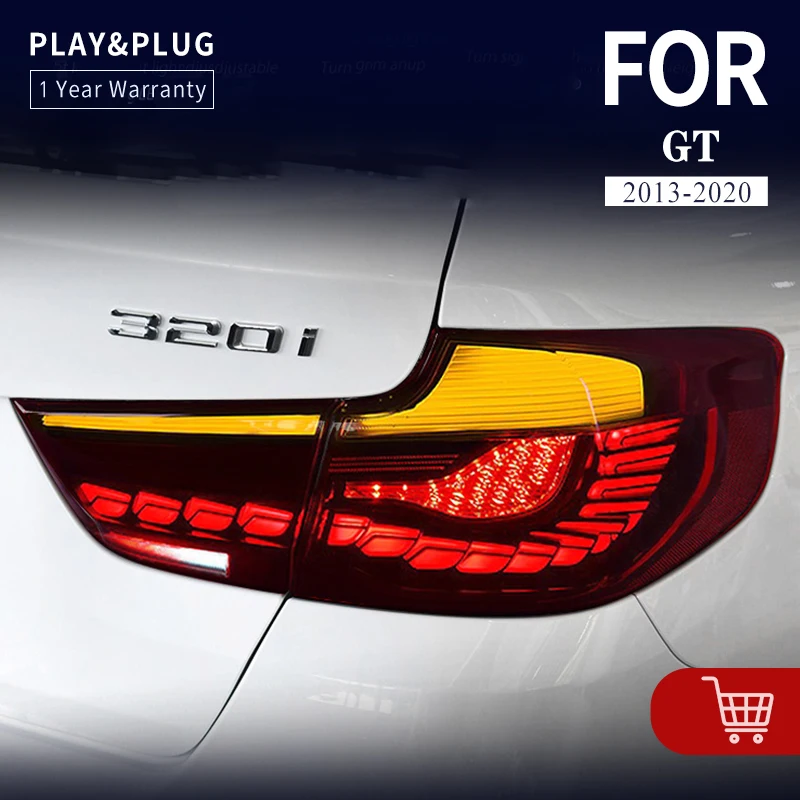 Facelift Set LED Lightbar Rear Lights Red 4 tlg.fits on BMW 3