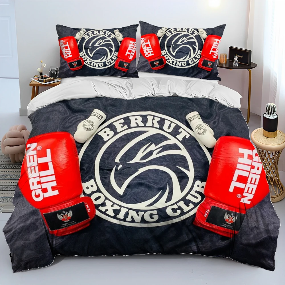 Set Biancheria Da Letto Super King Con Panda Rosso 3D – Copripiumino 260x220 Cm, 2 Federe, Microfibra Morbida, Cerniera