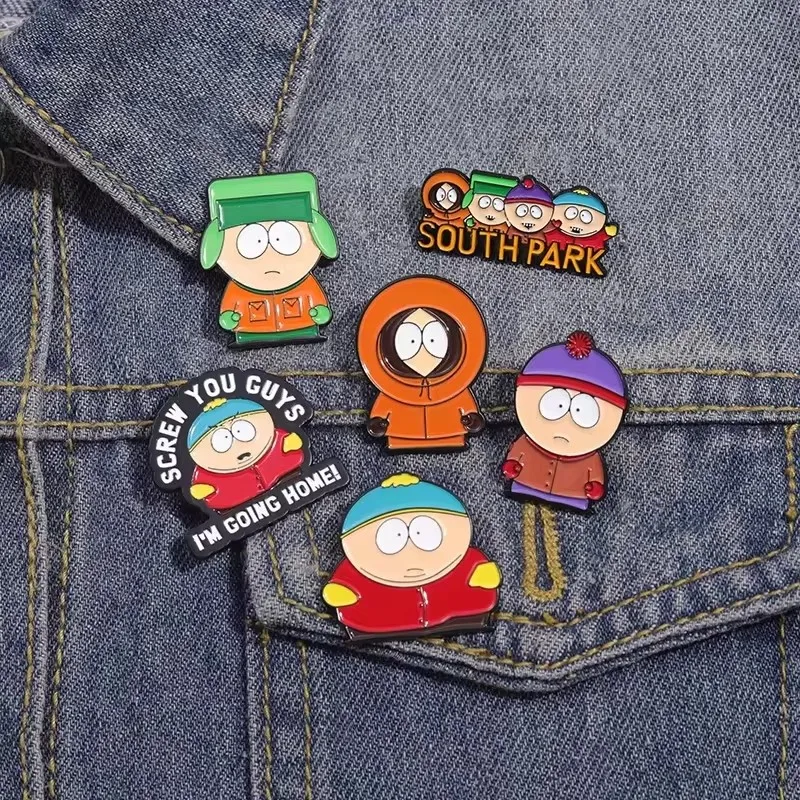 Enamel Pins Cartoon Animated Character Custom Cute Metal Brooches Lapel Badges Funny Party Jewelry Gift for Kids Friends