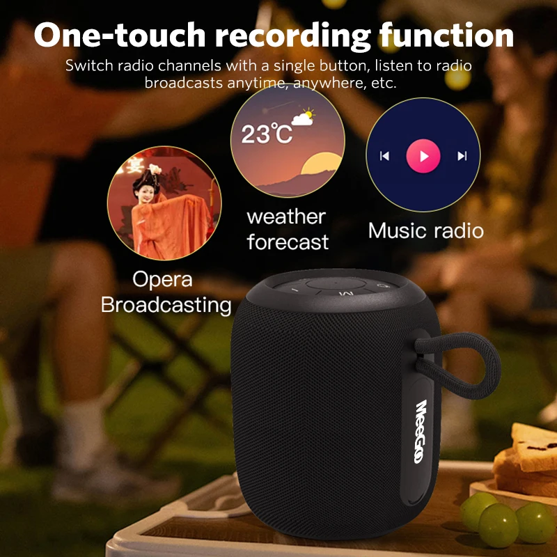 Meegoo Portable Wireless Bluetooth Speaker With Enhanced Bass_voghion.com