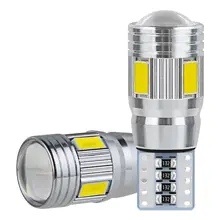 

2Pcs Car 5W5 LED Bulb T10 W5W LED Signal Light 12V 6000K Auto Clearance Wedge Side Reverse Blue Lamps 5630