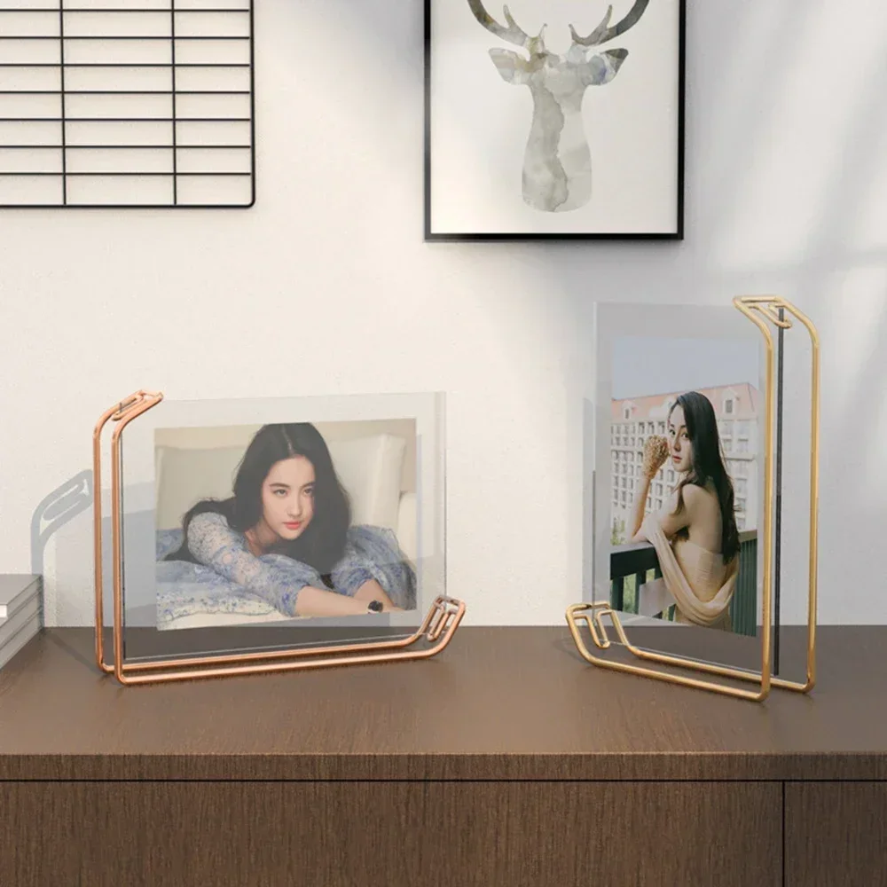 Acrylic Photo Frame 6-8 Inch Sign Holder Menu Poster Display Stand for Baby Wedding Photos Price Listings photo frame acrylic display holder
