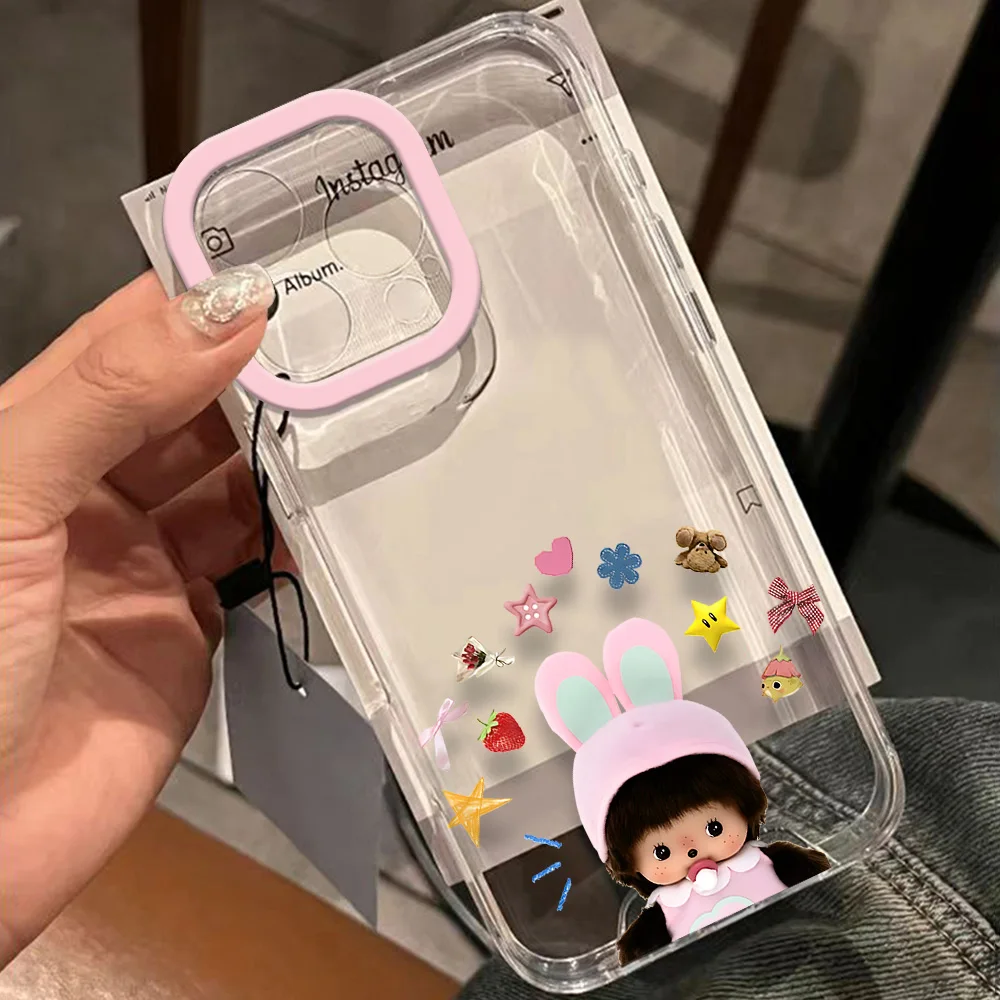 ตัวเลือกสินค้า เคส iPhone ลาย Monchhichi น่ารัก