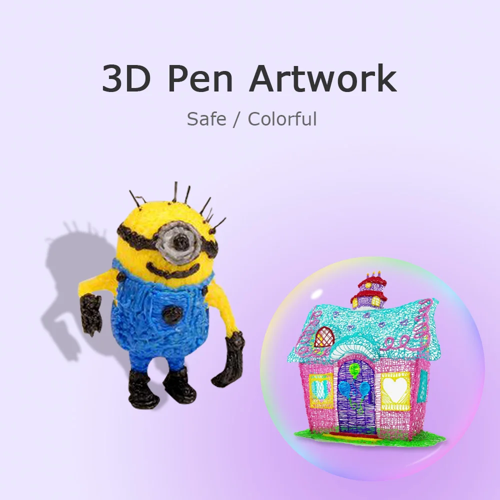 Kit de démarrage pour stylo 3D pour Enfants - Avec recharges 100M