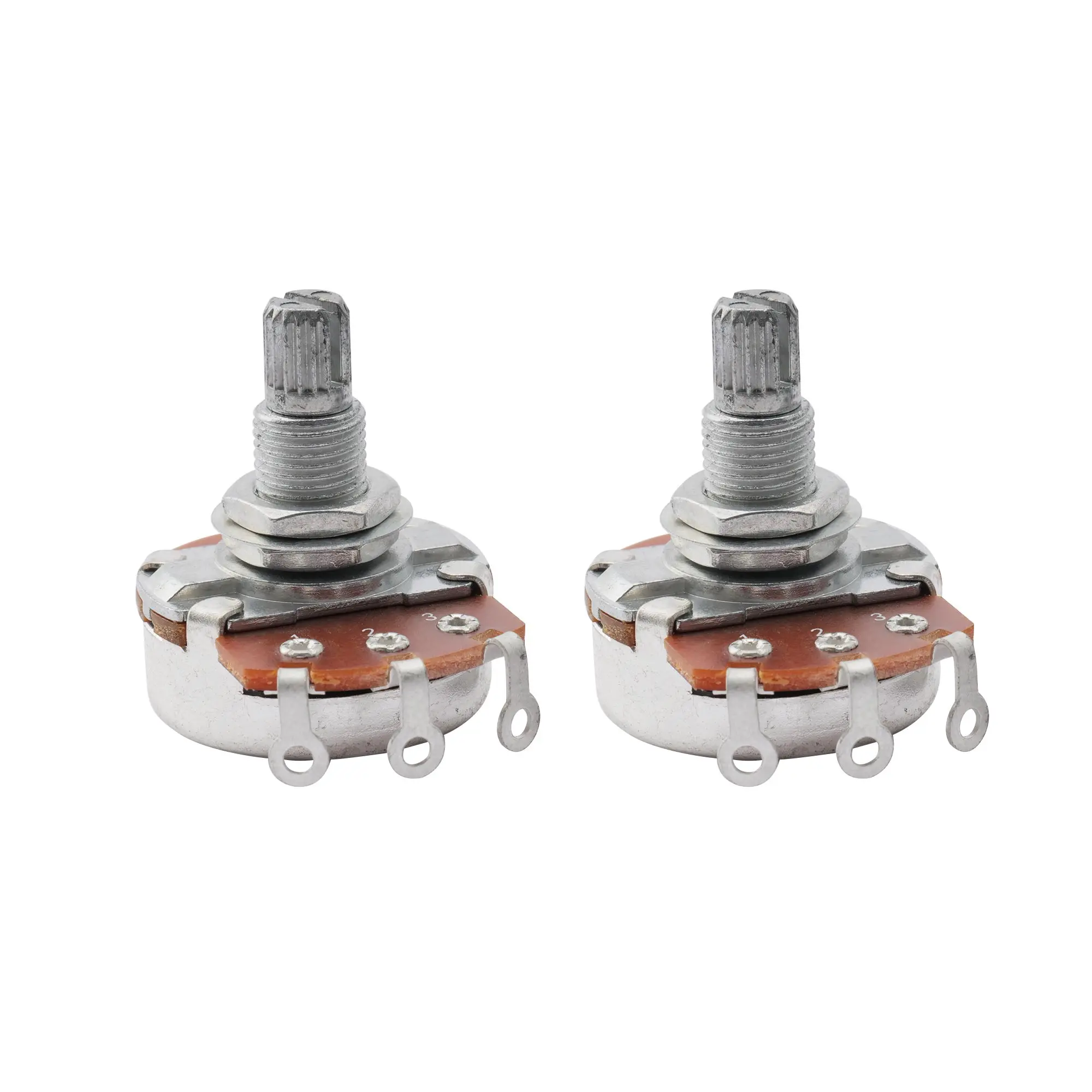 Musiclily Metric Full Size 18mm Split Shaft B250K Guitar Potentiometers