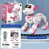 Remote control touch programming intelligent early education machine stunt walking dancing dog robot puzzle boy electronic toy 1