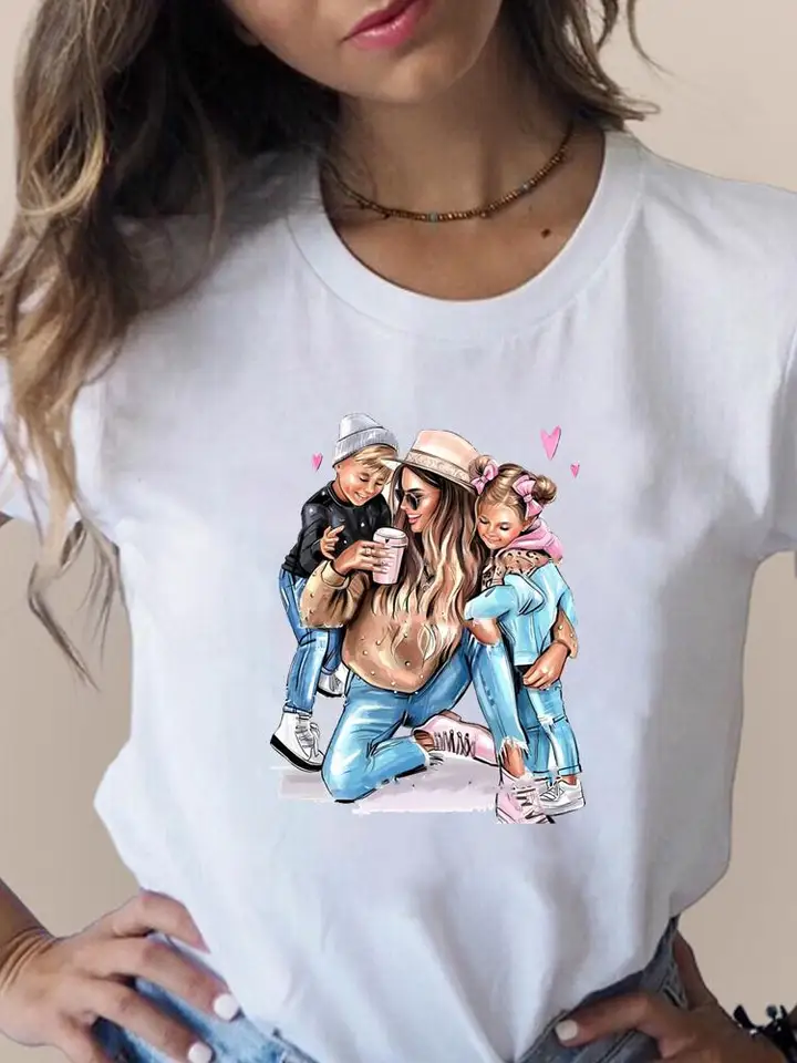 Famulily Maglietta Oversize Donna Maniche Corte - Girocollo Morbida Estiva Con Taschina - Vari Colori
