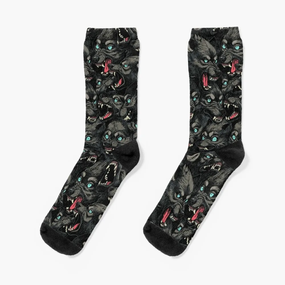 Wolf Pack Pattern Socks Wholesale Sports soccer anti-slip Men's Woman Socks Men's warhammer 40 000 space wolf sentry gun pack