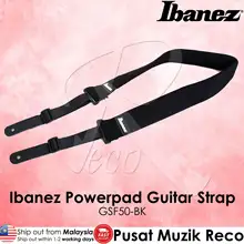 

Ibanez GSF50-BK Powerpad Padded Guitar Strap - BK