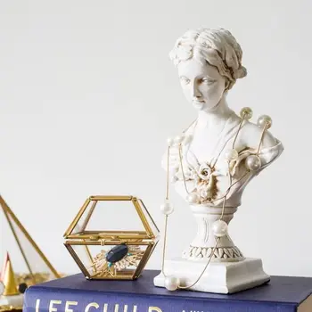 Statue De buste De déesse classique De Milo, décor De table, cadeau, mythologie grecque et romaine, réplique d'art en résine, Sculpture De vénus, pour le bureau et la maison 1