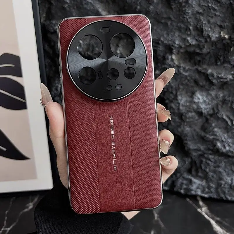 Luxury Plating Hard PU Protective Back Cover Case
