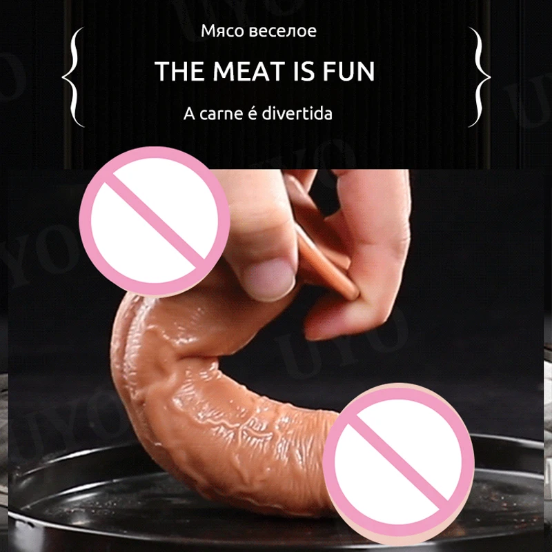 Sex Toys for Women Hardness Comfort Dildo TPE 18 Realistic