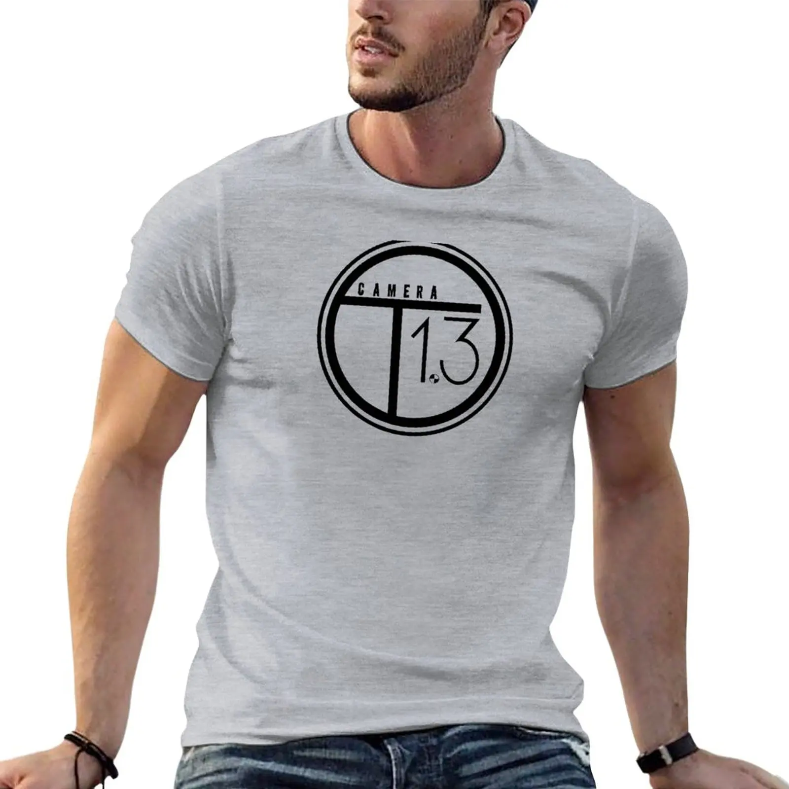

T1.3 large T-Shirt blank t shirts summer top black t shirts black t shirts for men