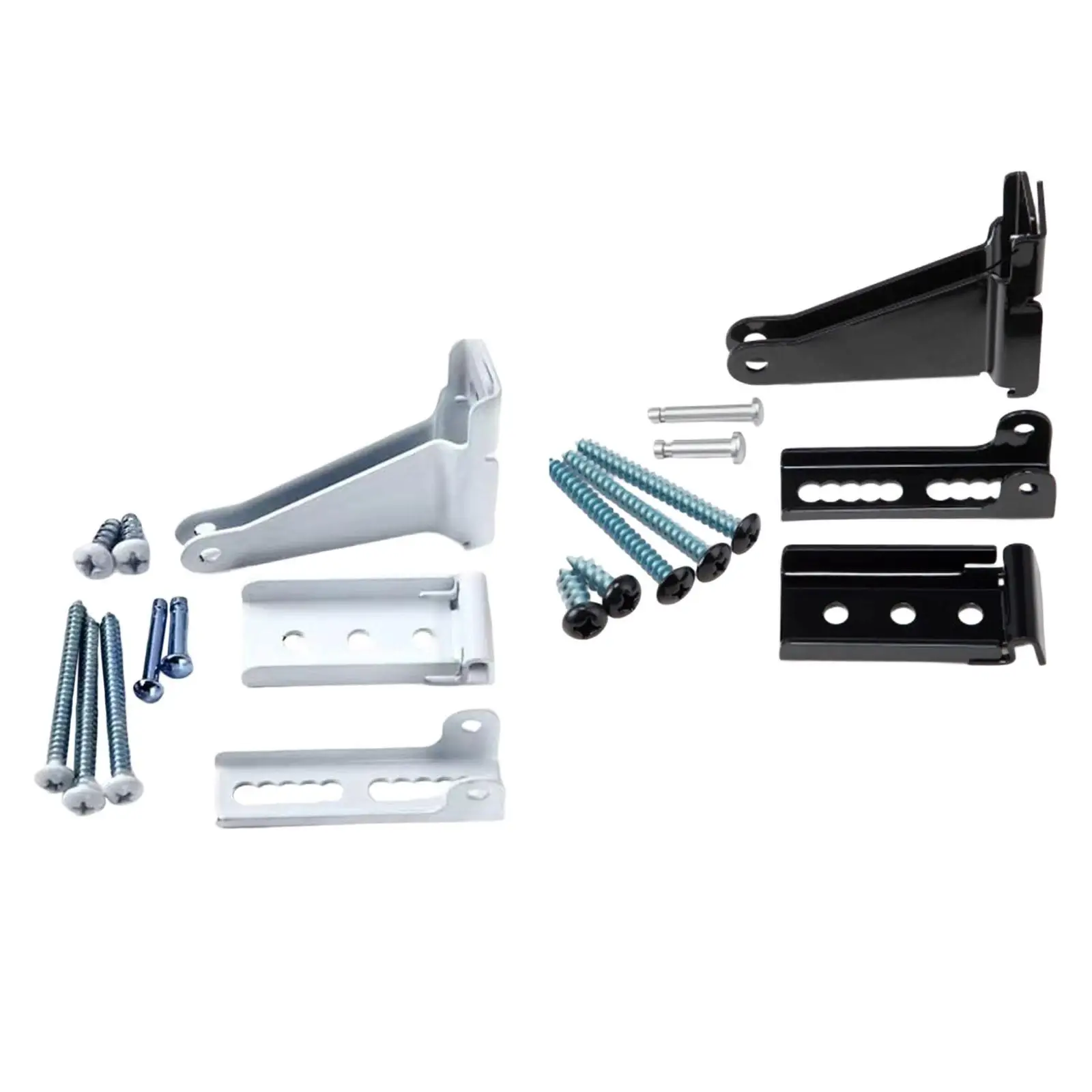 Door Closer Bracket Gate Frame Hardware Kit for Driveway Gates Wood Window