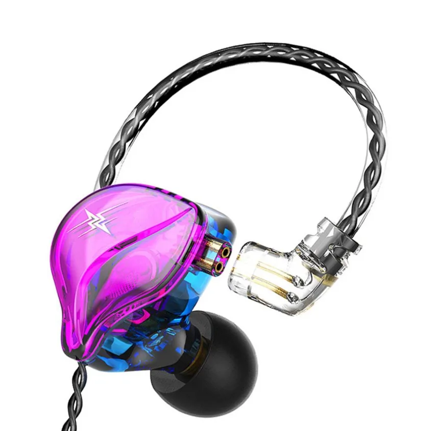 Monitor Aux Zxt Da 3.5Mm Auricolari Dinamici Cablati Cavo In-Ear Con Microfono Giochi Per Computer Sport Run Cuffie Per Mangiare Pollo