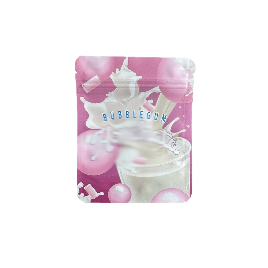 재사용 가능한 대형 마일라 백, 식품 쿠키 파우더, 냄새 방지 보관 가방, 방수 파우치, 플라스틱 지퍼 락 파우치, 3.5g, 10x12.5cm, 15 개