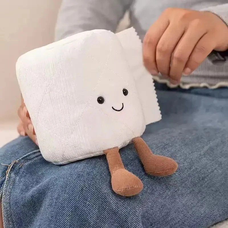 1 Stück Plüschpuppe in limitierter Auflage, niedliche, lustige Toilettenpapier-Kreativpuppe, Rollenpapier-Puppe, lustiger Puppenanhänger, Weihnachtsgeschenk