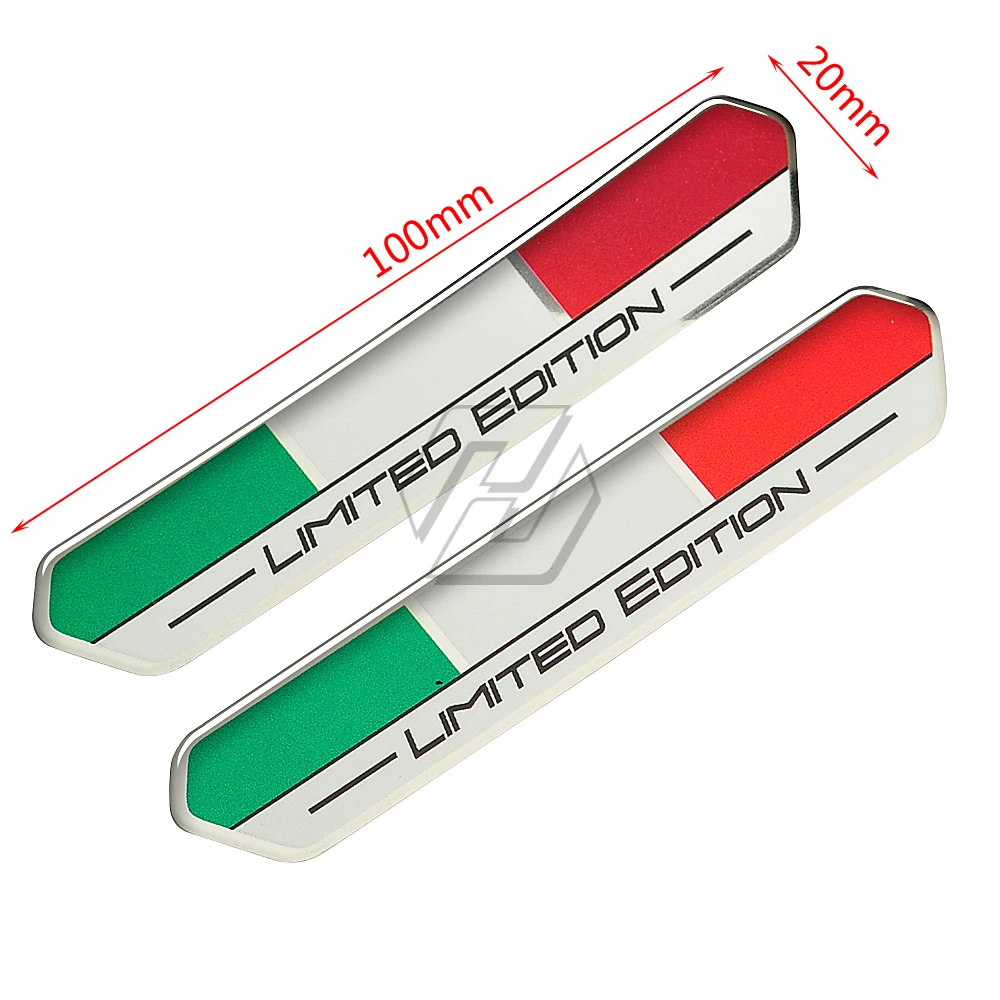 Italy Flag Limited Edition Sticker Motorcycle Tank Decal Case for Vespa Aprilia Ducati 1098 1099 1199 1299 696 Panigale limited edition decal motorcycle 3d adhesive sticker waterproof sunscreen universal moto refit sticker for vespa honda ducati