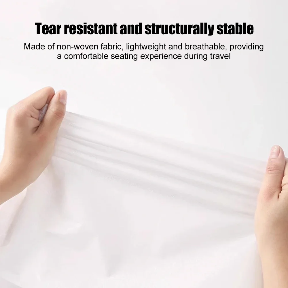 Chair Dust Cover Disposable Dust Cover 1/6pcs Disposable Airplane Car Seat Cover Non-woven Dust-proof Travel Bus Chair Cover Public Transportation Anti-Contact Protect