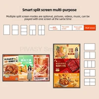 TV publicitaire LCD 21,5/32 pouces, Android Touch, Machine tout-en-un, écran d'affichage publicitaire Ent mural intelligent pour magasin 5