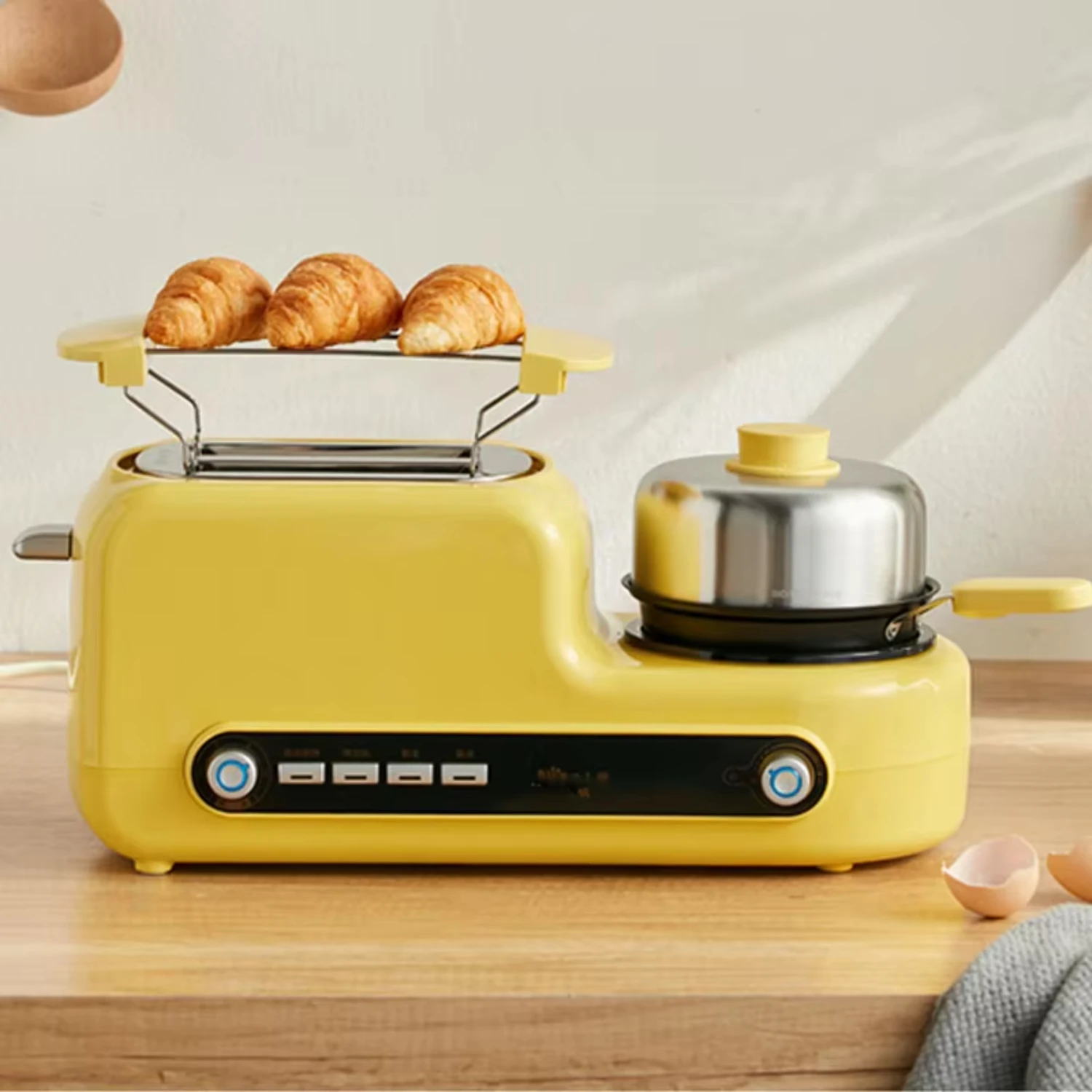 Household Sandwich Breakfast Maker Machine Toast  Multi- Small Four-in-one Toaster Soil Toaster Bread maker Ice maker 5
