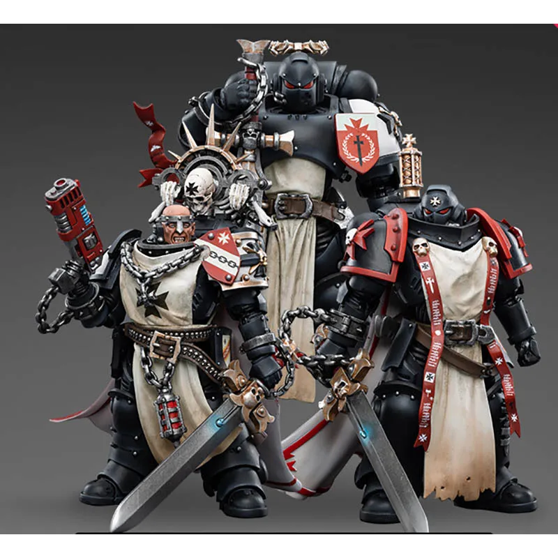 In Magazzino 100% Originale Joytoy Warhammer 40,000 Black Templars The Imperator Champion Rolantus Marshal Baldeckrath Eberwulf Toys
