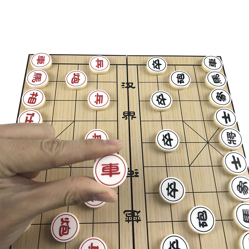 board game magnetic chess set foldable chess board table games chess pieces and board funny folding plastic china chess 24*24cm