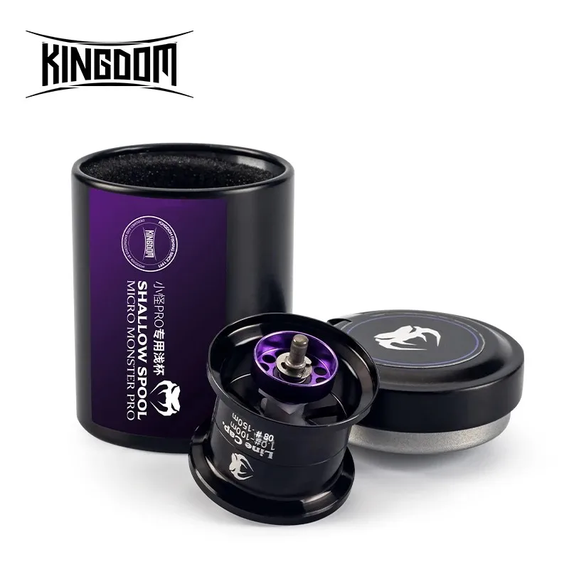 Kingdom Fishing Reel Micro Monster Pro Shallow Spool Aluminum
