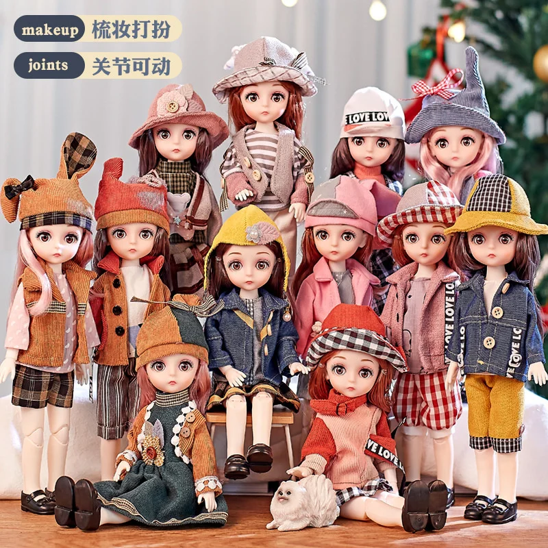 

Кукла ToylinX, игрушки для девочек, Мини-куклы, съемные шарнирные куклы, красивые игрушки для девочек, одежда для одежды, модная Кукла, подарки для девочек