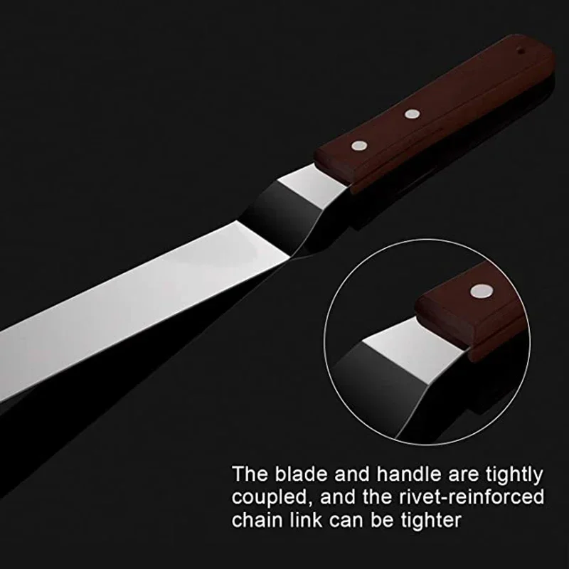 4/6/8/10 Inch Stainless Steel Cake Spatula Butter Cream Icing Frosting Knife Cream Spatula Kitchen Cake Decorating Tools