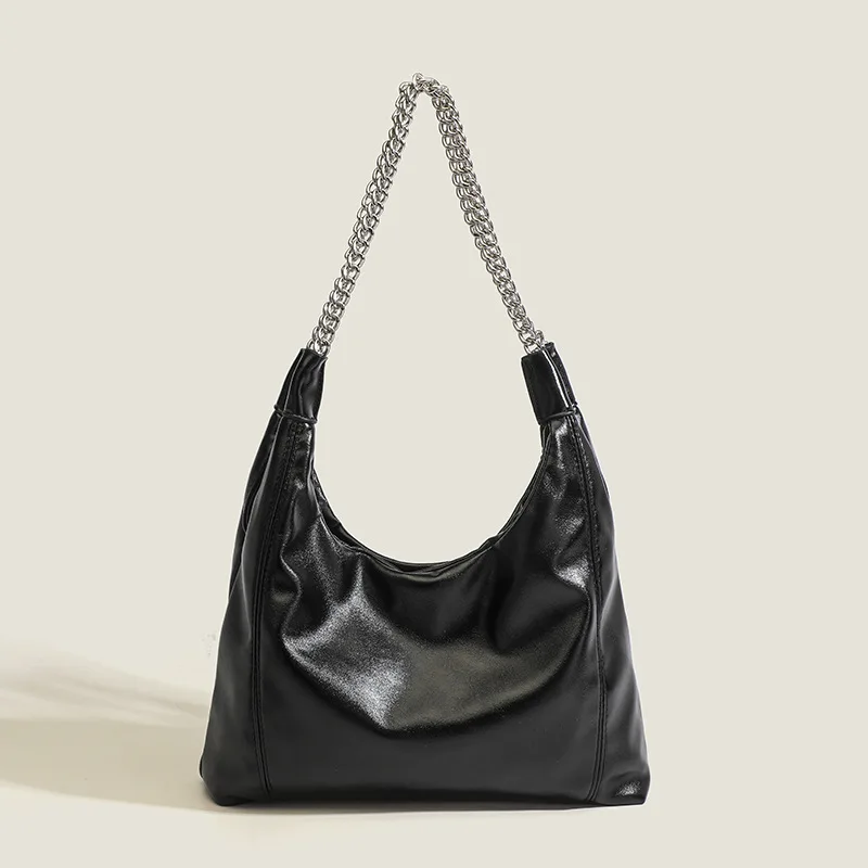 

Free Shiping items 2023 New Chain Large Capacity Tote Bag Fashionable Commuter Underarm Versatile Crossbody Style [C5907]