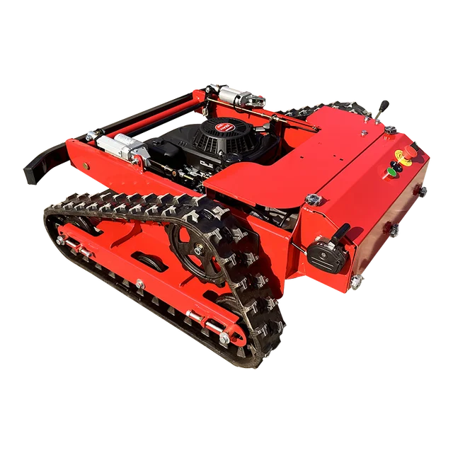 Machine de Découpe pour Tout Terrain approuvée CE Inondation, Personnalisation des Pistes en Caoutchouc Agricole, Robot Télécommandé Tondeuse à Gazon 4