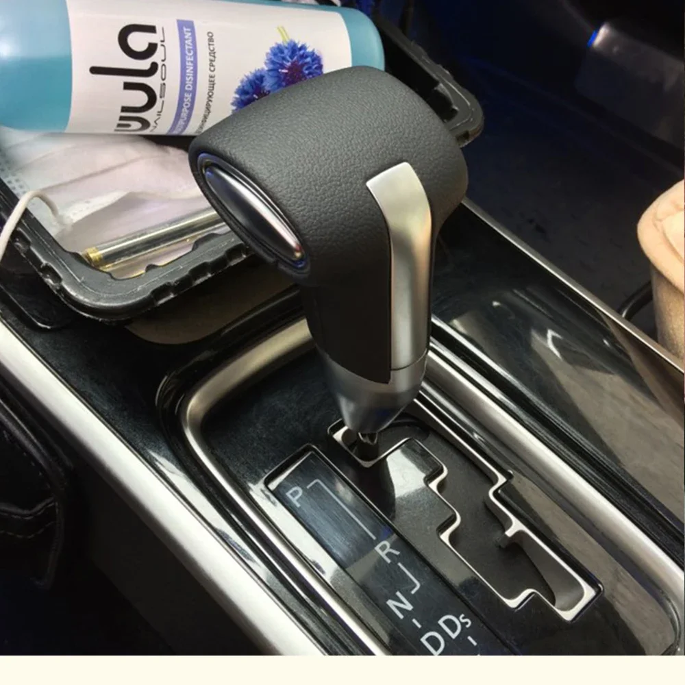 Gear Shift Knob For Mitsubishi OUTLANDER ASX EX l200 2022 Car Automatic Leather