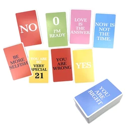 1Box The Hermit Tarot Messages Oracle Card Prophecy Divination Deck Family Party Board Game Fortune Telling Game Beginners Cards