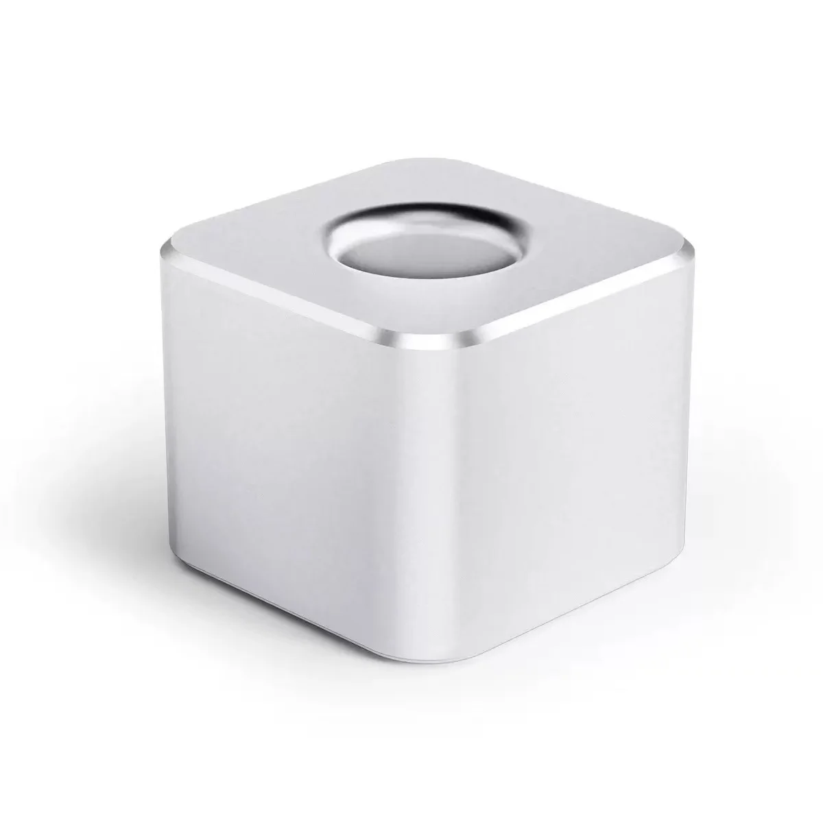 Sleek Aluminum Pen Holder with Non-Slip Pad - Stylish Desk & Bathroom Organizer