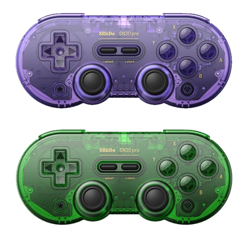 

8BitDo SN30Pro Special Edition Controller Wireless Bluetooth-совместимый геймпад Игровые аксессуары для NS Purple Green Dropship