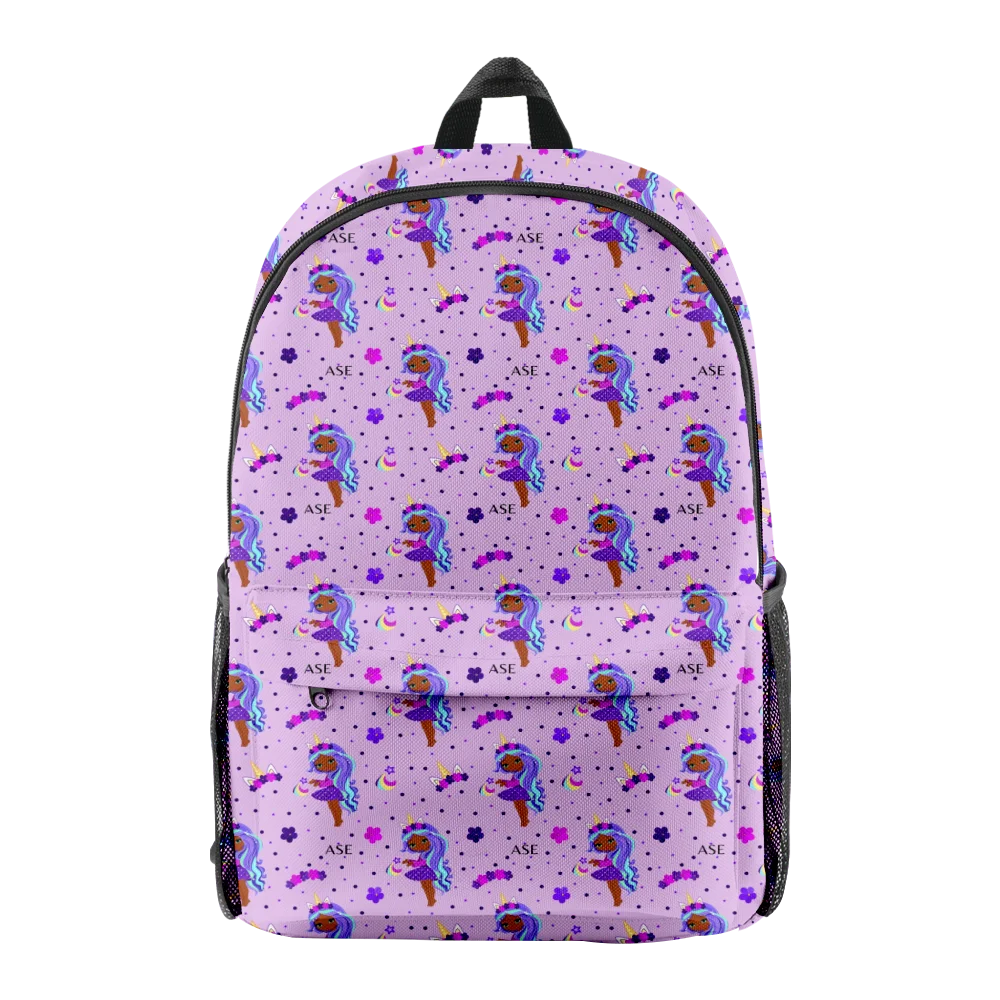 Popular Novelty African Girls pupil Bookbag Notebook Backpacks 3D Print Oxford Waterproof Boys/Girls Fashion Travel Backpacks