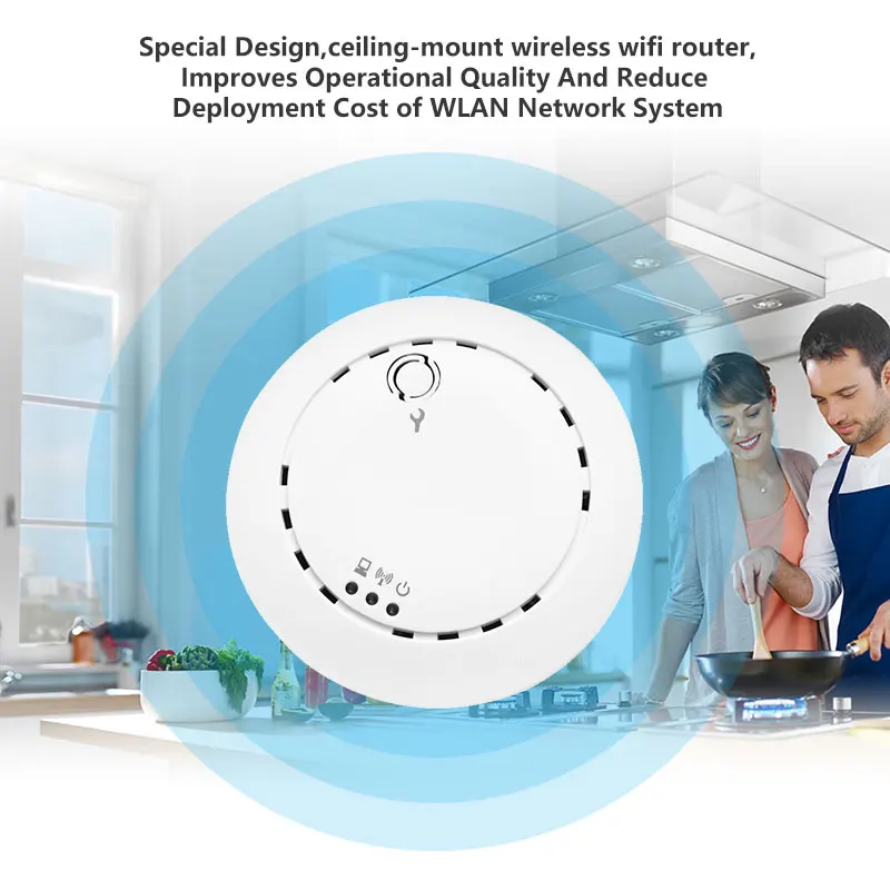Cioswi 300Mbps OpenWRT Ceilingmount Wireless Access Point Wifi