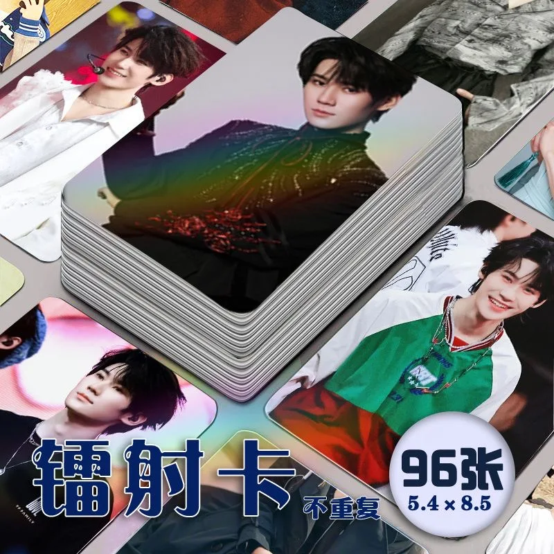 96pcs TNT Teens in Times TimHe Junlin Liu Yaowen Ma Jiaqi Song Yasuan Yan Haoxiang Ding Chengxin Zhang Zhenyuan Laser Mini Card