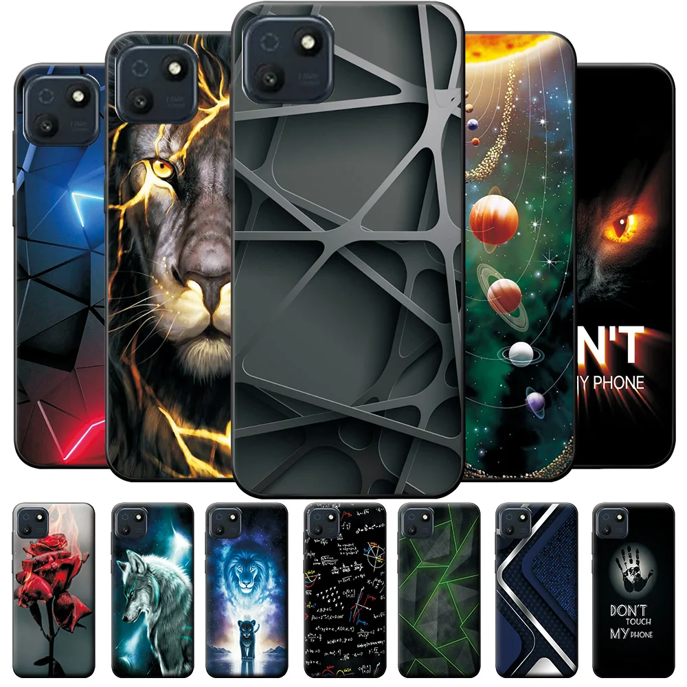 For Wiko T10 Case W-V673-01 Shockproof Cartoon Back Cover Silicone Case For Wiko T10 W-V673-02 6.5 Inch Cool Soft Bumper Funda