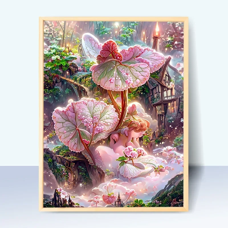 

21530-FZ- Diy landscape figures and animals hand-painted digital oil painting set