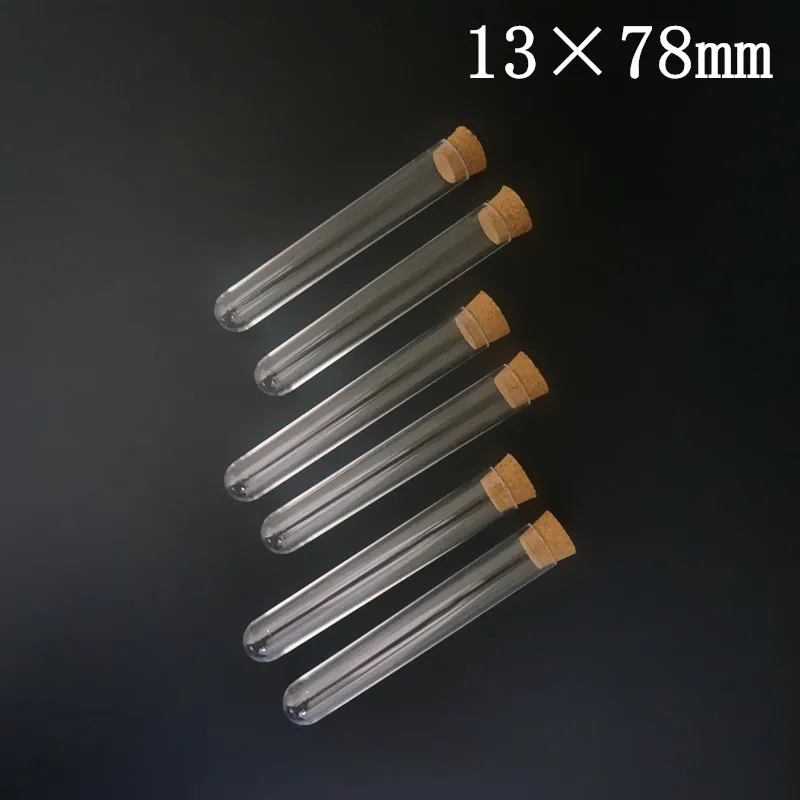 Plastic Test Tubes Length 60mm To 180mm Transparent Plastic Test Tubes