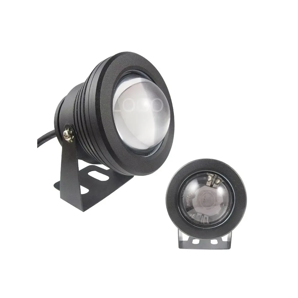 Led Flood Light Submersible Led Lights 10W 12V Led Light 1000LM Waterproof IP65 Fountain Swimming Pool Lamp Lights Projection lamp floodlights Warm White/White/RGB