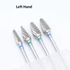 Quality!Left Hand Tungsten Carbide Nail Drill Bit Milling Eletric Manicure Machine Equipment Cuticle Clean Burr Dental 3